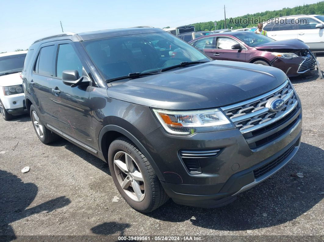 2018 Ford Explorer Xlt Gray vin: 1FM5K7DH8JGA51257