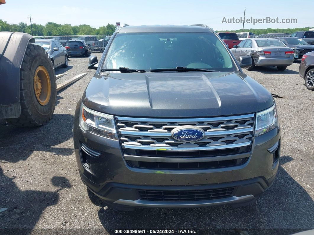 2018 Ford Explorer Xlt Gray vin: 1FM5K7DH8JGA51257