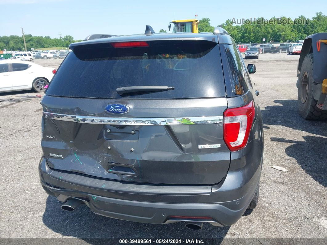 2018 Ford Explorer Xlt Gray vin: 1FM5K7DH8JGA51257