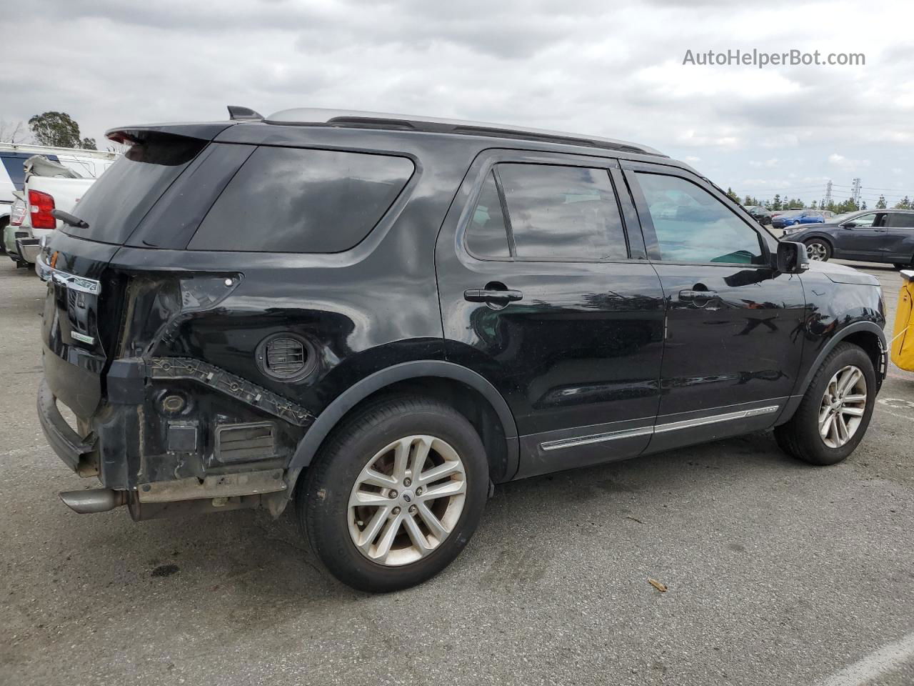 2017 Ford Explorer Xlt Black vin: 1FM5K7DH9HGA61676