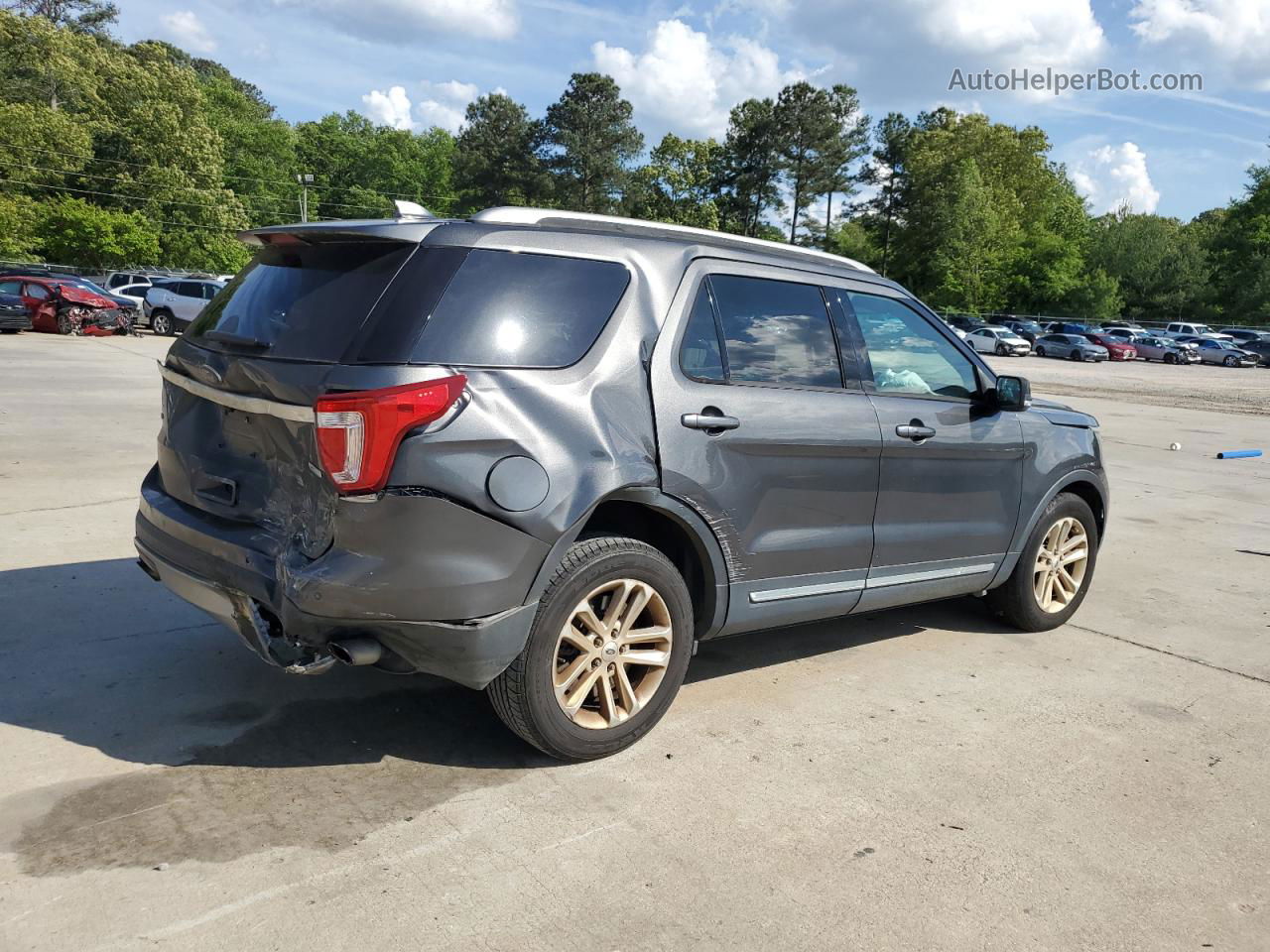 2017 Ford Explorer Xlt Charcoal vin: 1FM5K7DH9HGB49823