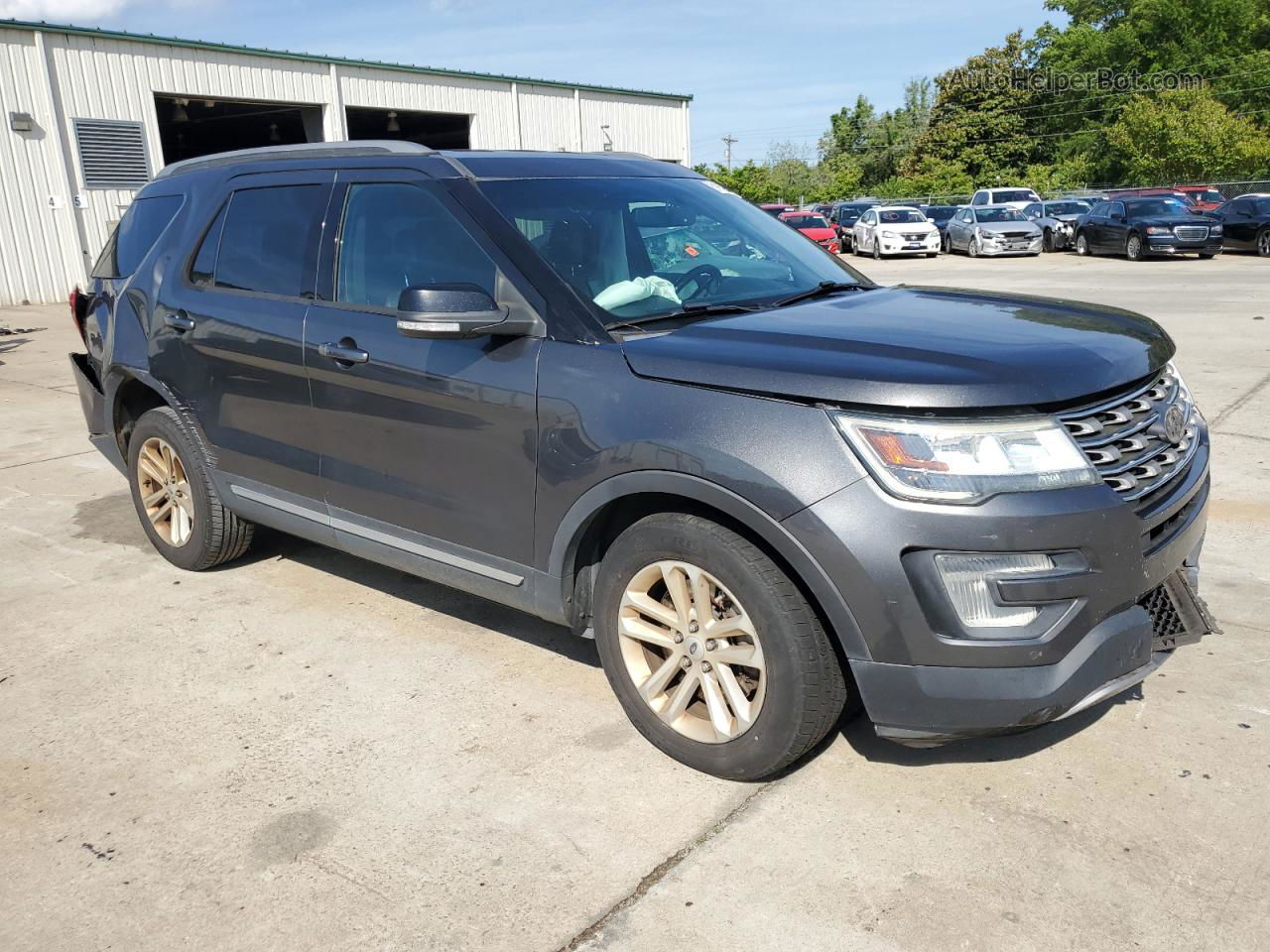 2017 Ford Explorer Xlt Charcoal vin: 1FM5K7DH9HGB49823