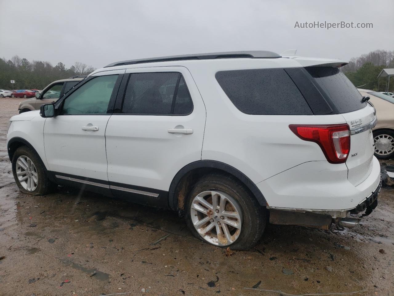 2017 Ford Explorer Xlt White vin: 1FM5K7DH9HGD34602