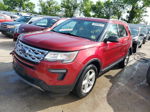 2018 Ford Explorer Xlt Red vin: 1FM5K7DH9JGC48759