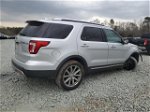 2016 Ford Explorer Limited Silver vin: 1FM5K7F80GGB96119