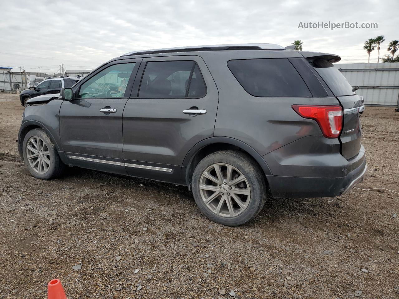 2017 Ford Explorer Limited Gray vin: 1FM5K7F80HGE36755