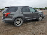 2017 Ford Explorer Limited Gray vin: 1FM5K7F80HGE36755