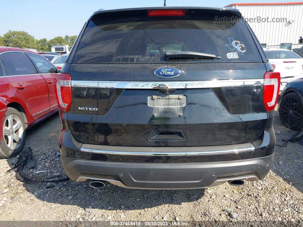 2018 Ford Explorer Limited Black vin: 1FM5K7F80JGA27435