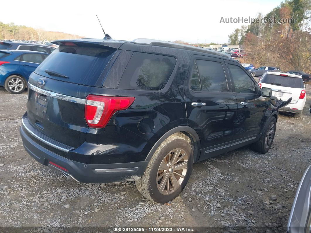 2018 Ford Explorer Limited Черный vin: 1FM5K7F80JGA70186