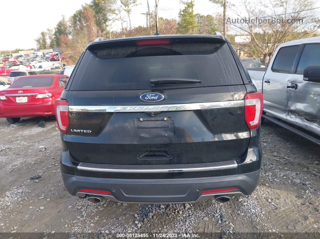 2018 Ford Explorer Limited Black vin: 1FM5K7F80JGA70186