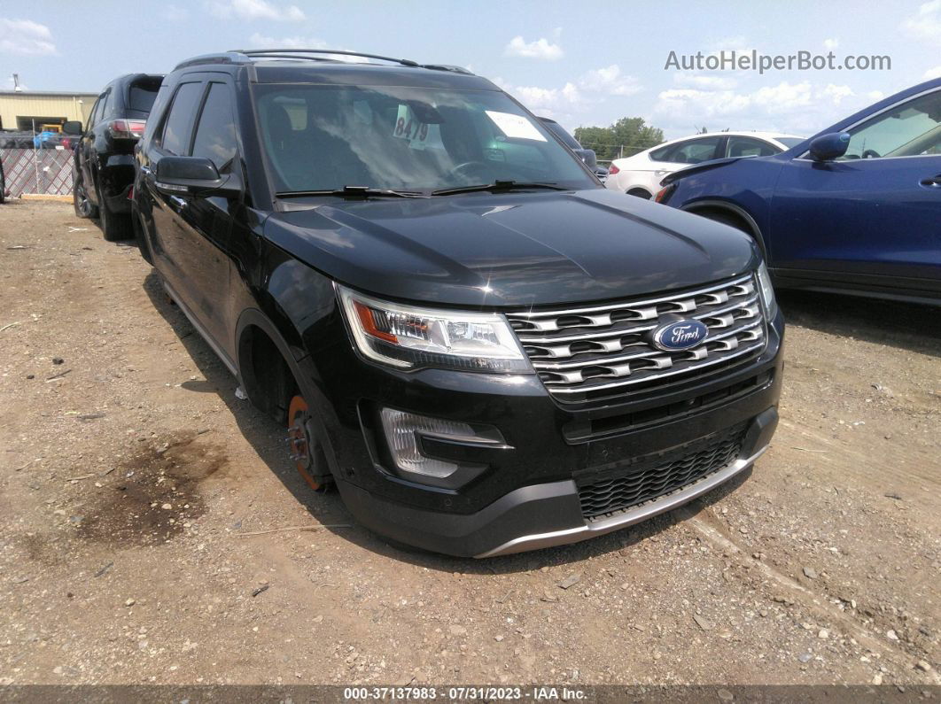 2017 Ford Explorer Limited Black vin: 1FM5K7F81HGC94142