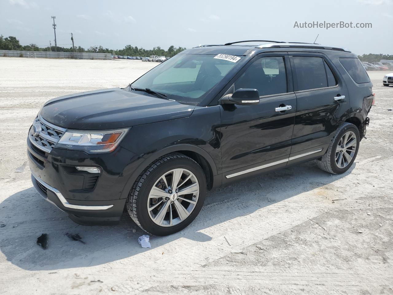 2018 Ford Explorer Limited Black vin: 1FM5K7F81JGA12216