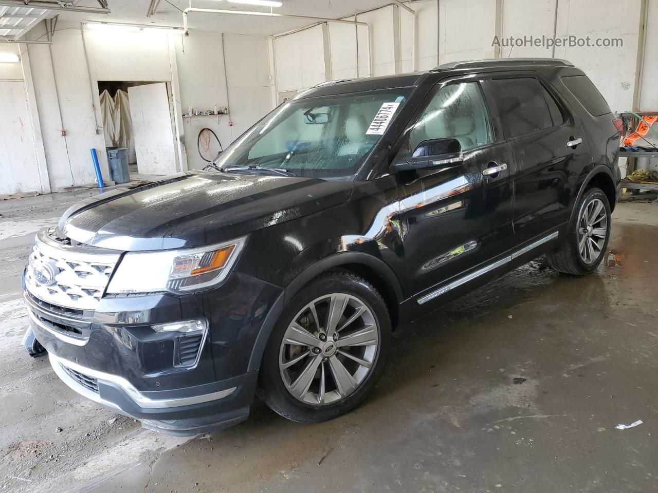 2018 Ford Explorer Limited Black vin: 1FM5K7F81JGB11358