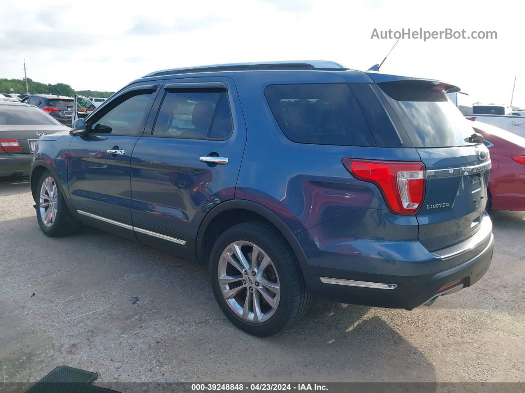 2018 Ford Explorer Limited Blue vin: 1FM5K7F81JGB17029