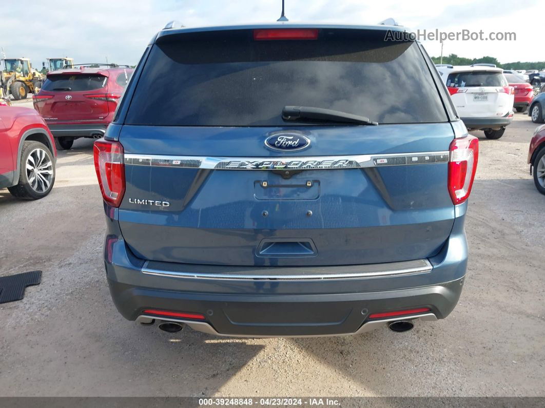 2018 Ford Explorer Limited Blue vin: 1FM5K7F81JGB17029