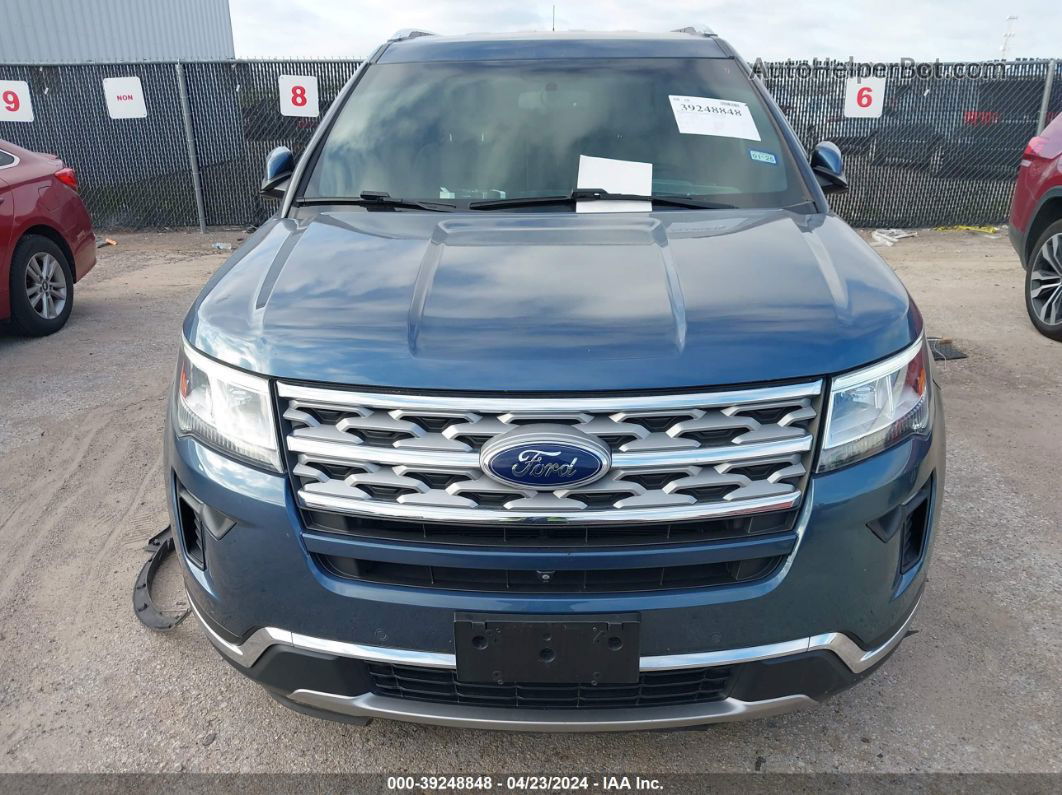 2018 Ford Explorer Limited Blue vin: 1FM5K7F81JGB17029