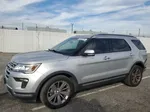 2018 Ford Explorer Limited Silver vin: 1FM5K7F81JGB33330