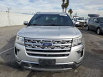 2018 Ford Explorer Limited Silver vin: 1FM5K7F81JGB33330