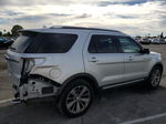 2018 Ford Explorer Limited Silver vin: 1FM5K7F81JGB33330