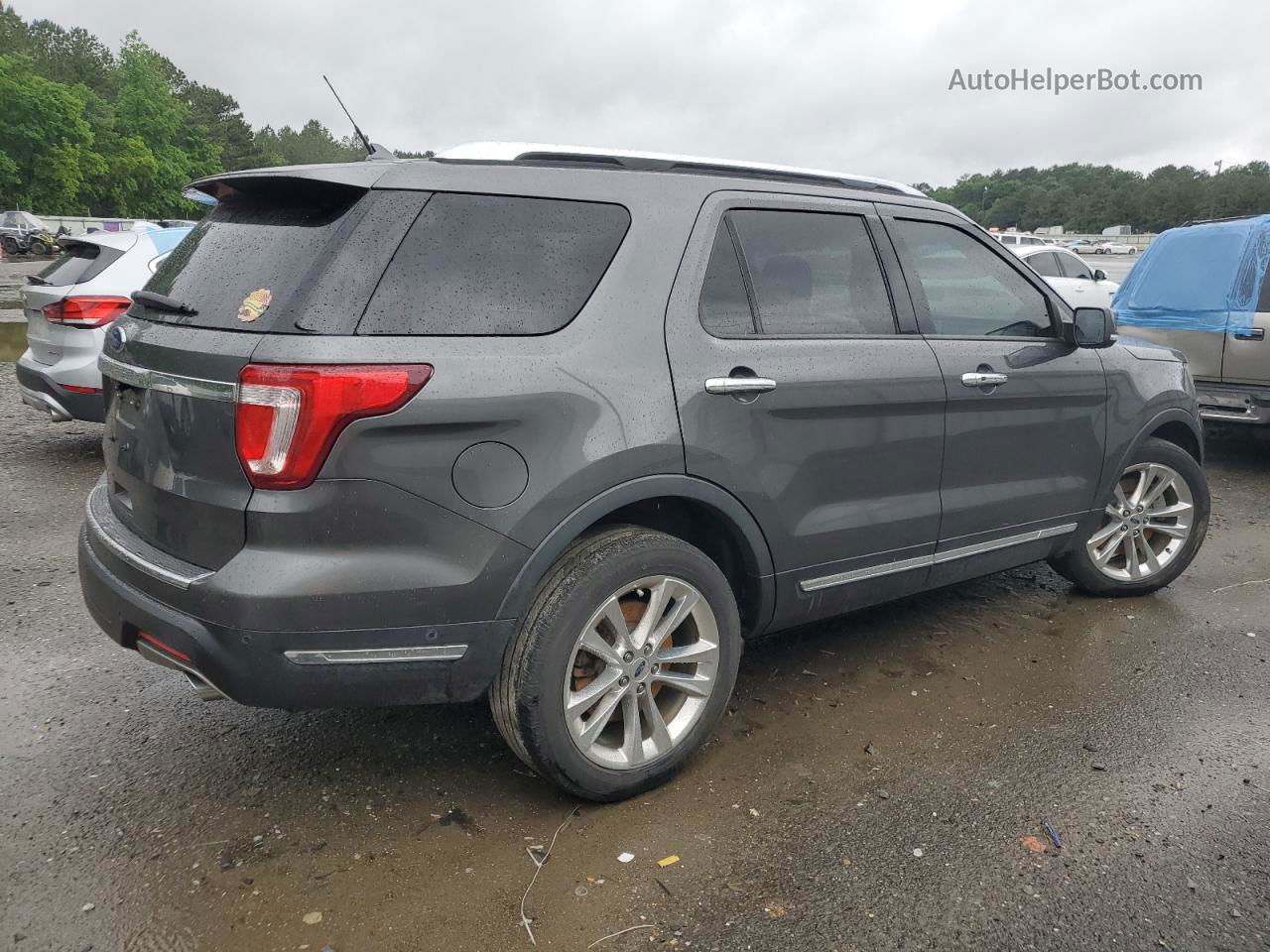 2018 Ford Explorer Limited Charcoal vin: 1FM5K7F81JGB74492