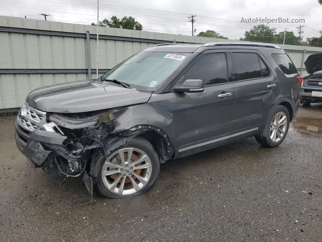 2018 Ford Explorer Limited Charcoal vin: 1FM5K7F81JGB74492