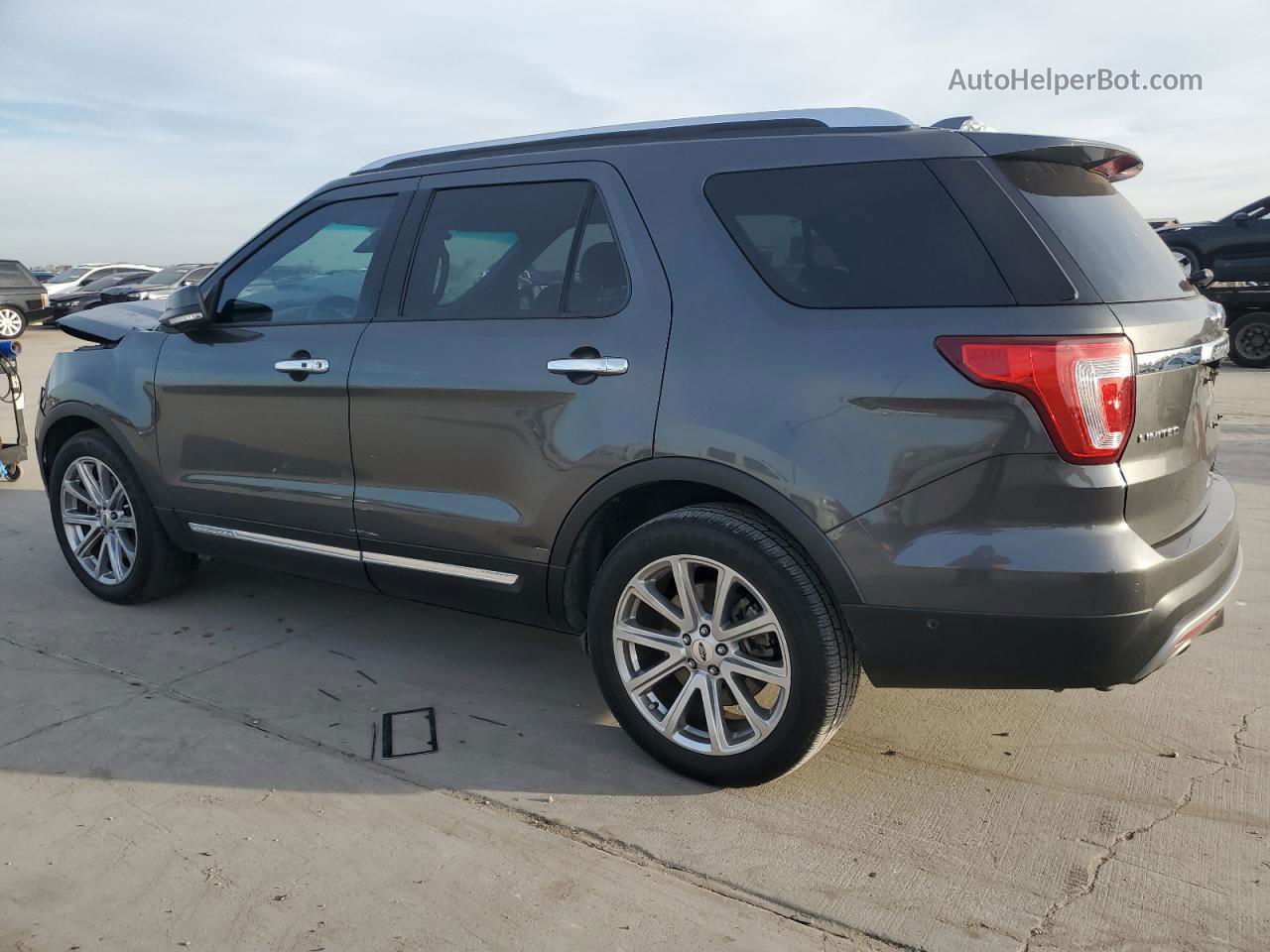 2017 Ford Explorer Limited Gray vin: 1FM5K7F82HGA59152