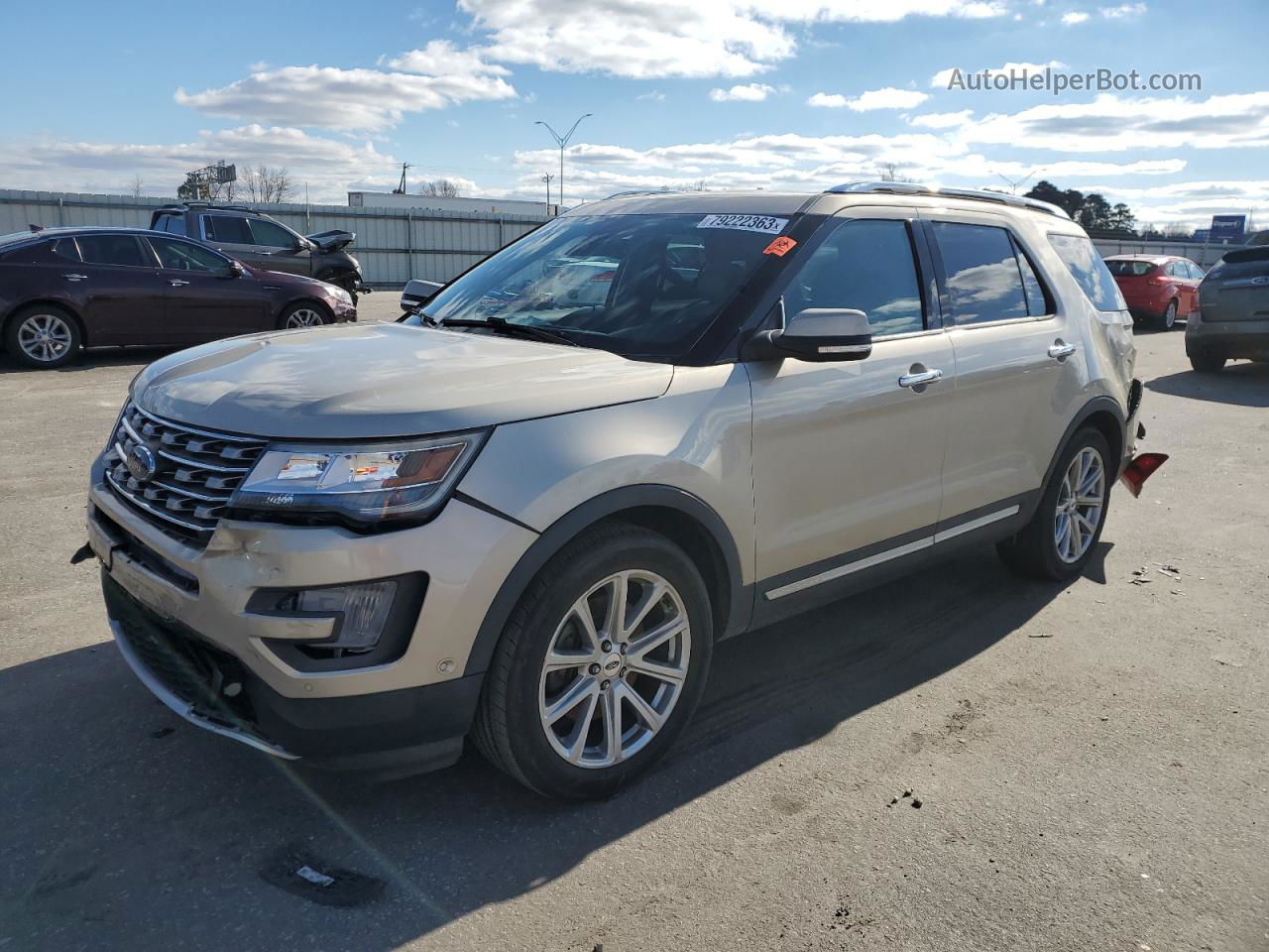 2017 Ford Explorer Limited Gold vin: 1FM5K7F82HGC99043