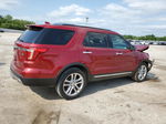 2017 Ford Explorer Limited Красный vin: 1FM5K7F82HGD86263