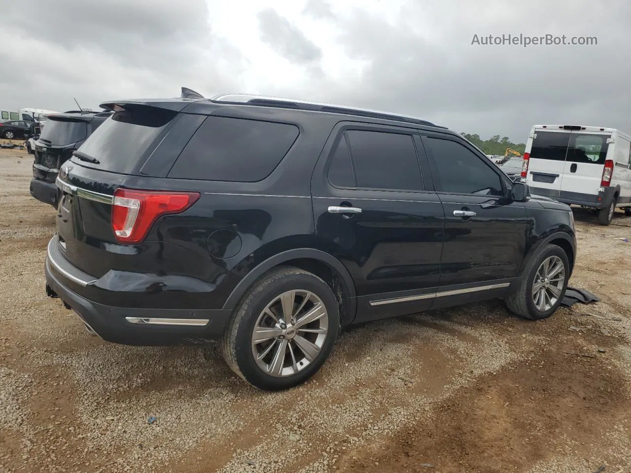 2018 Ford Explorer Limited Черный vin: 1FM5K7F82JGA12239