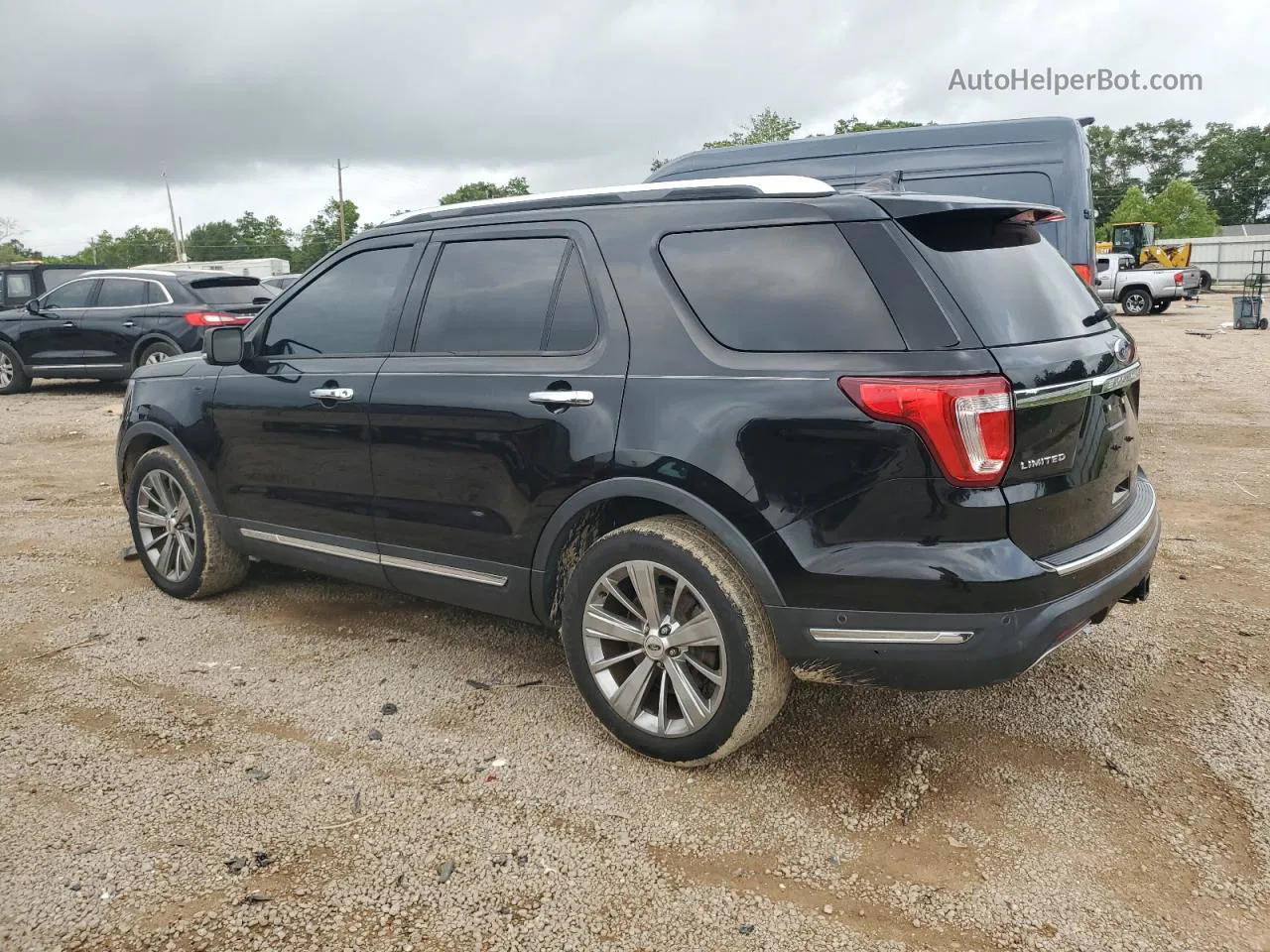 2018 Ford Explorer Limited Черный vin: 1FM5K7F82JGA12239