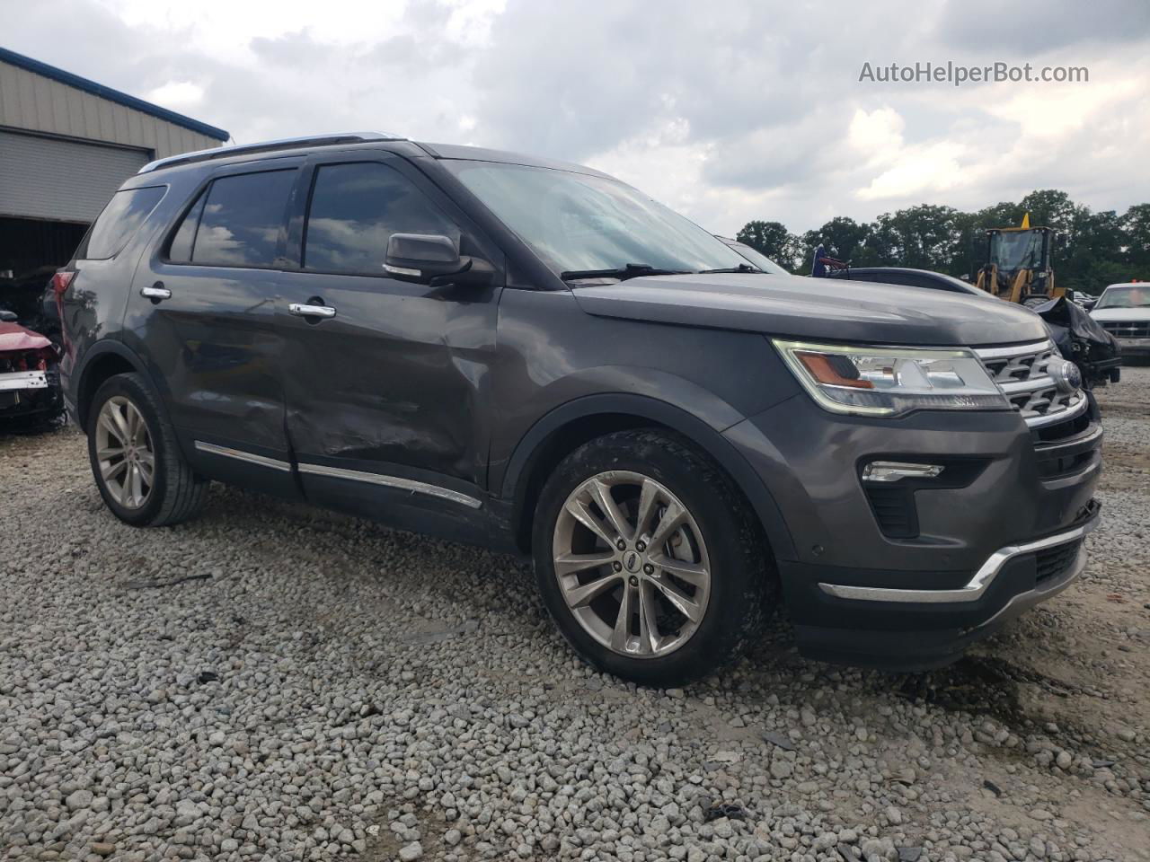 2018 Ford Explorer Limited Черный vin: 1FM5K7F82JGB15211