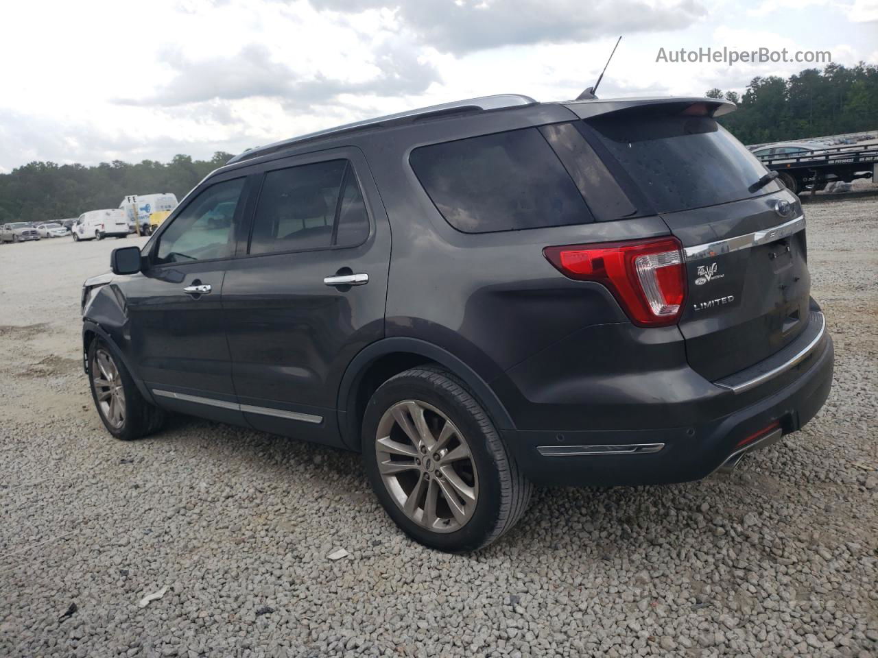 2018 Ford Explorer Limited Black vin: 1FM5K7F82JGB15211