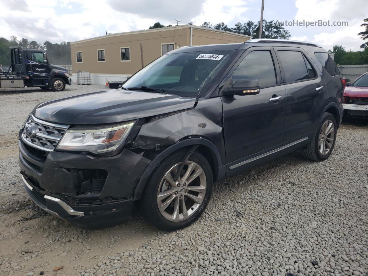 2018 Ford Explorer Limited Black vin: 1FM5K7F82JGB15211