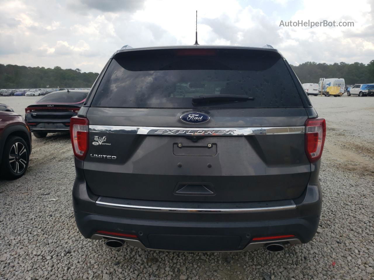 2018 Ford Explorer Limited Черный vin: 1FM5K7F82JGB15211