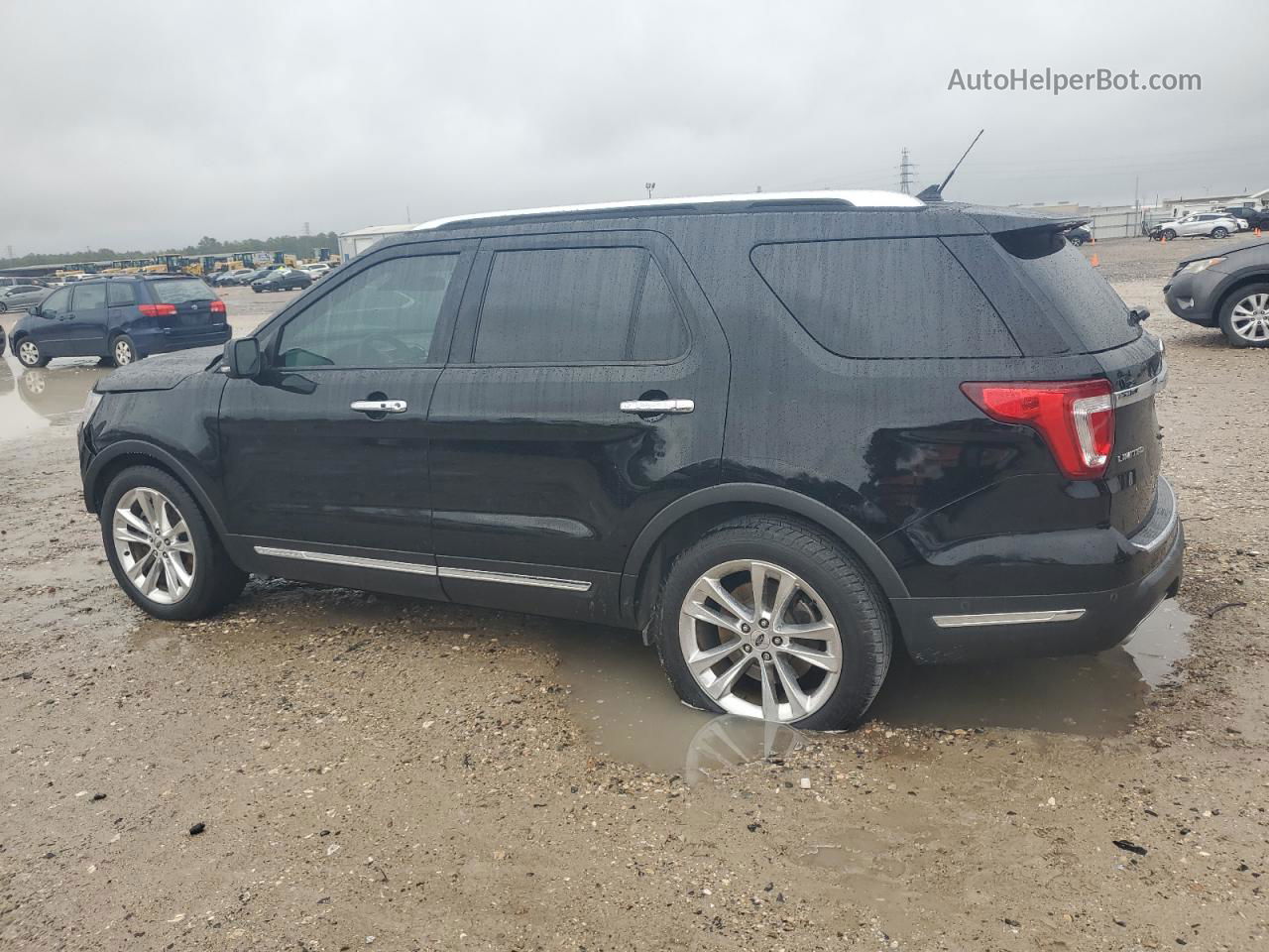 2018 Ford Explorer Limited Black vin: 1FM5K7F82JGB17086