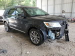 2017 Ford Explorer Limited Blue vin: 1FM5K7F83HGA41386