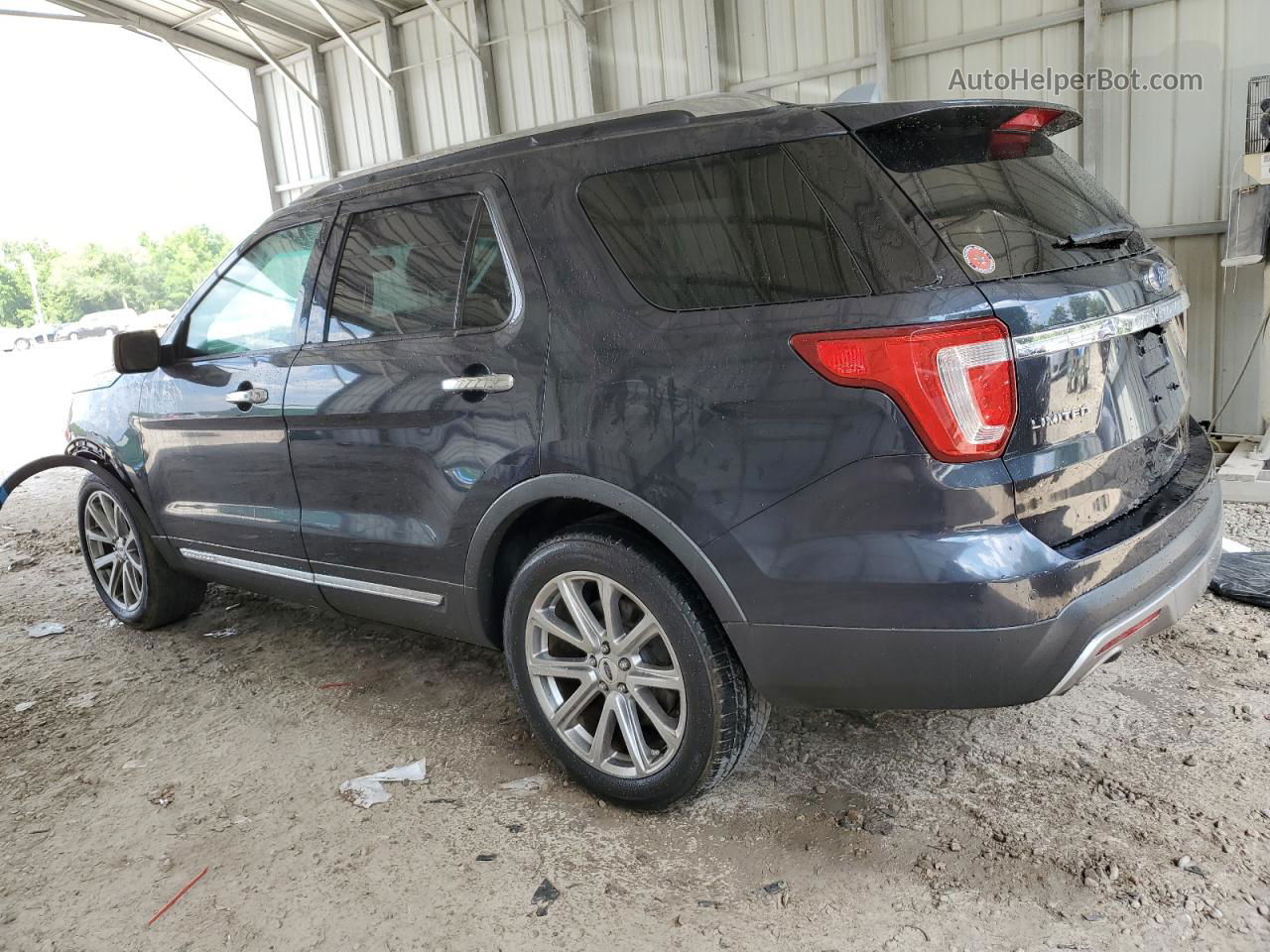 2017 Ford Explorer Limited Blue vin: 1FM5K7F83HGA41386