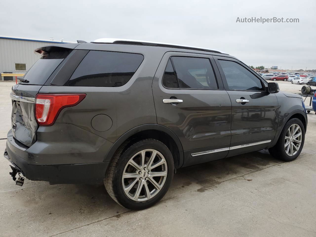 2017 Ford Explorer Limited Gray vin: 1FM5K7F83HGB81549