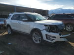 2017 Ford Explorer Limited White vin: 1FM5K7F83HGC60123