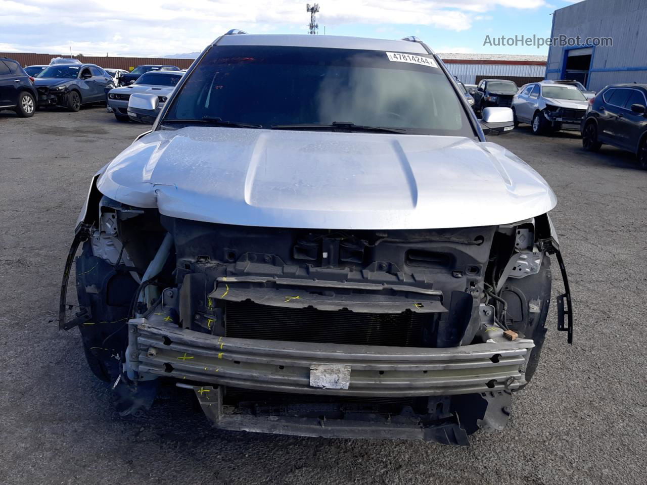 2018 Ford Explorer Limited Silver vin: 1FM5K7F83JGB11507