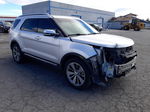 2018 Ford Explorer Limited Silver vin: 1FM5K7F83JGB11507