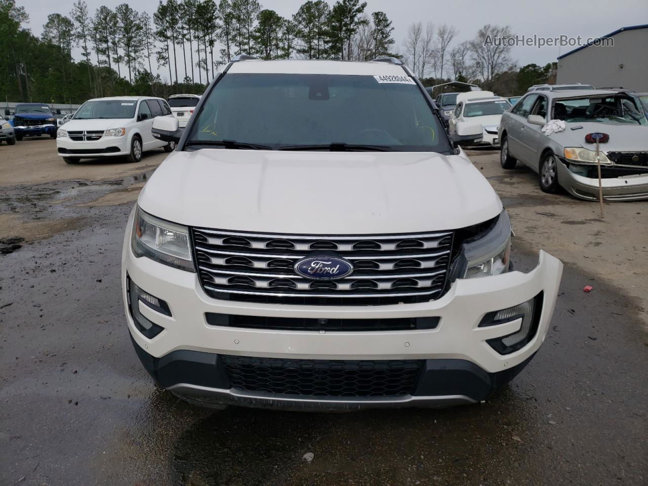 2017 Ford Explorer Limited Белый vin: 1FM5K7F84HGB19240