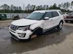 2017 Ford Explorer Limited White vin: 1FM5K7F84HGB19240