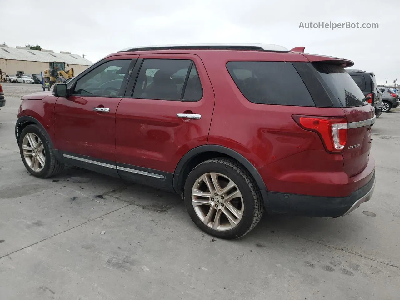 2017 Ford Explorer Limited Бордовый vin: 1FM5K7F84HGC20357