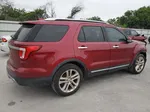 2017 Ford Explorer Limited Burgundy vin: 1FM5K7F84HGC20357