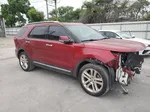 2017 Ford Explorer Limited Burgundy vin: 1FM5K7F84HGC20357