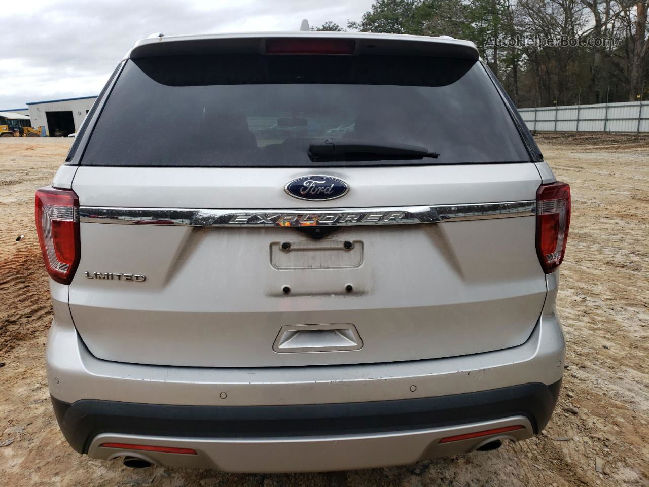 2017 Ford Explorer Limited Silver vin: 1FM5K7F84HGC26949