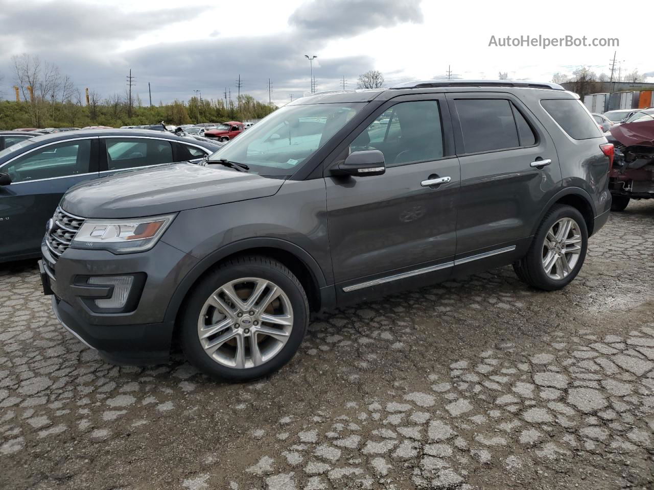 2017 Ford Explorer Limited Black vin: 1FM5K7F84HGC29267