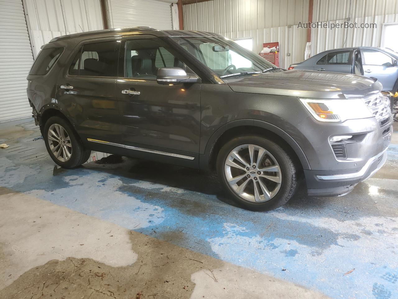 2018 Ford Explorer Limited Gray vin: 1FM5K7F84JGC63084