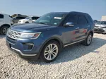 2018 Ford Explorer Limited Синий vin: 1FM5K7F84JGC84436